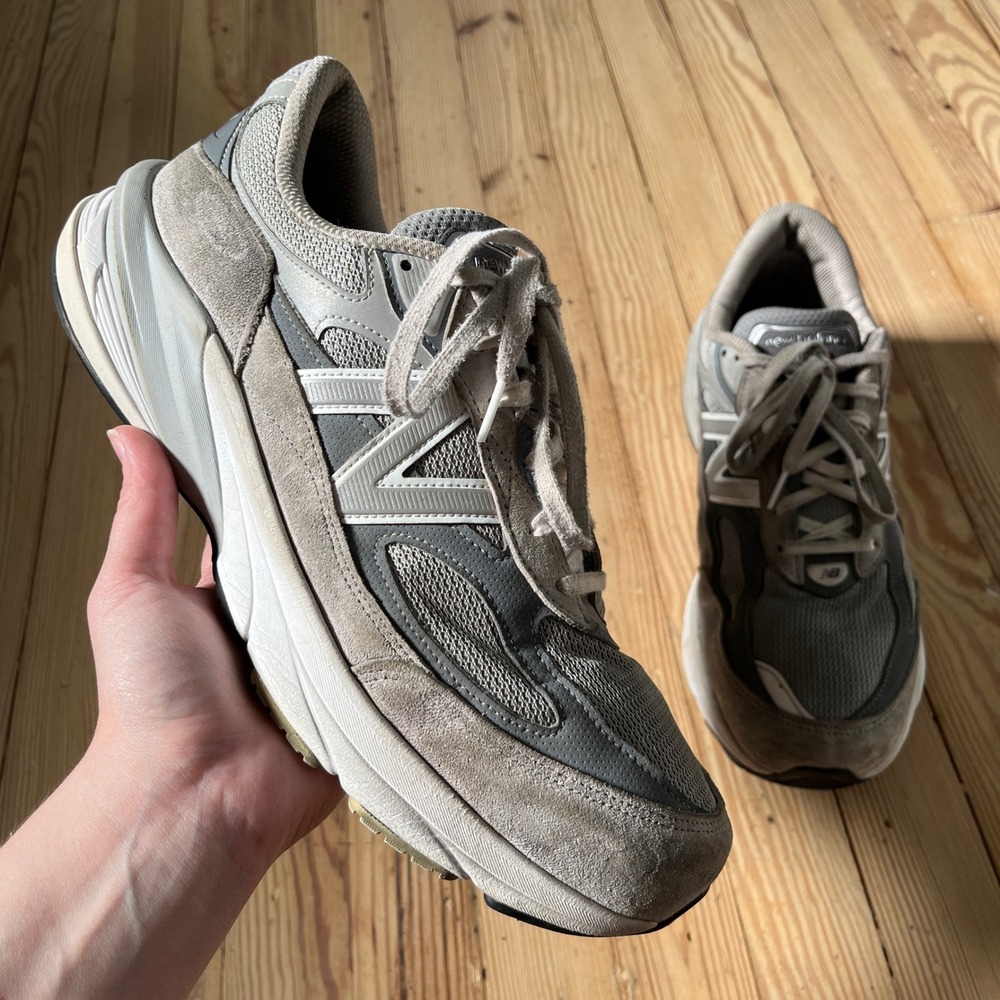 New Balance 990v6 Running Shoes Mens 12 4E Grey Made in USA M990GL6 Extra Wide